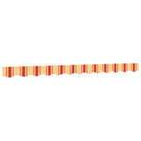 Vidaxl replacement cloth for awning skirt striped 3 m yellow and orange