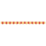 Vidaxl replacement cloth for awning skirt striped 3 m yellow and orange