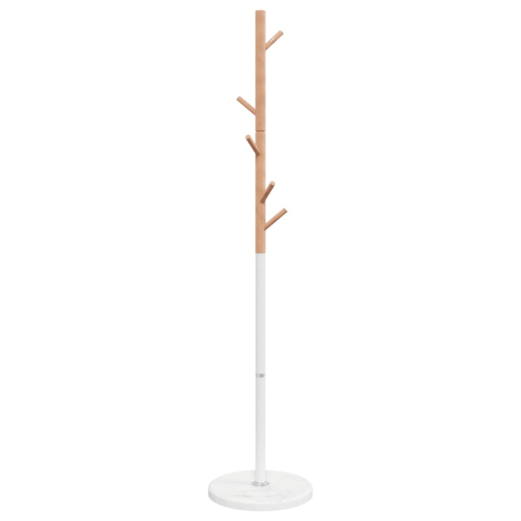 VidaXL Coat rack 172 cm powder -coated iron white