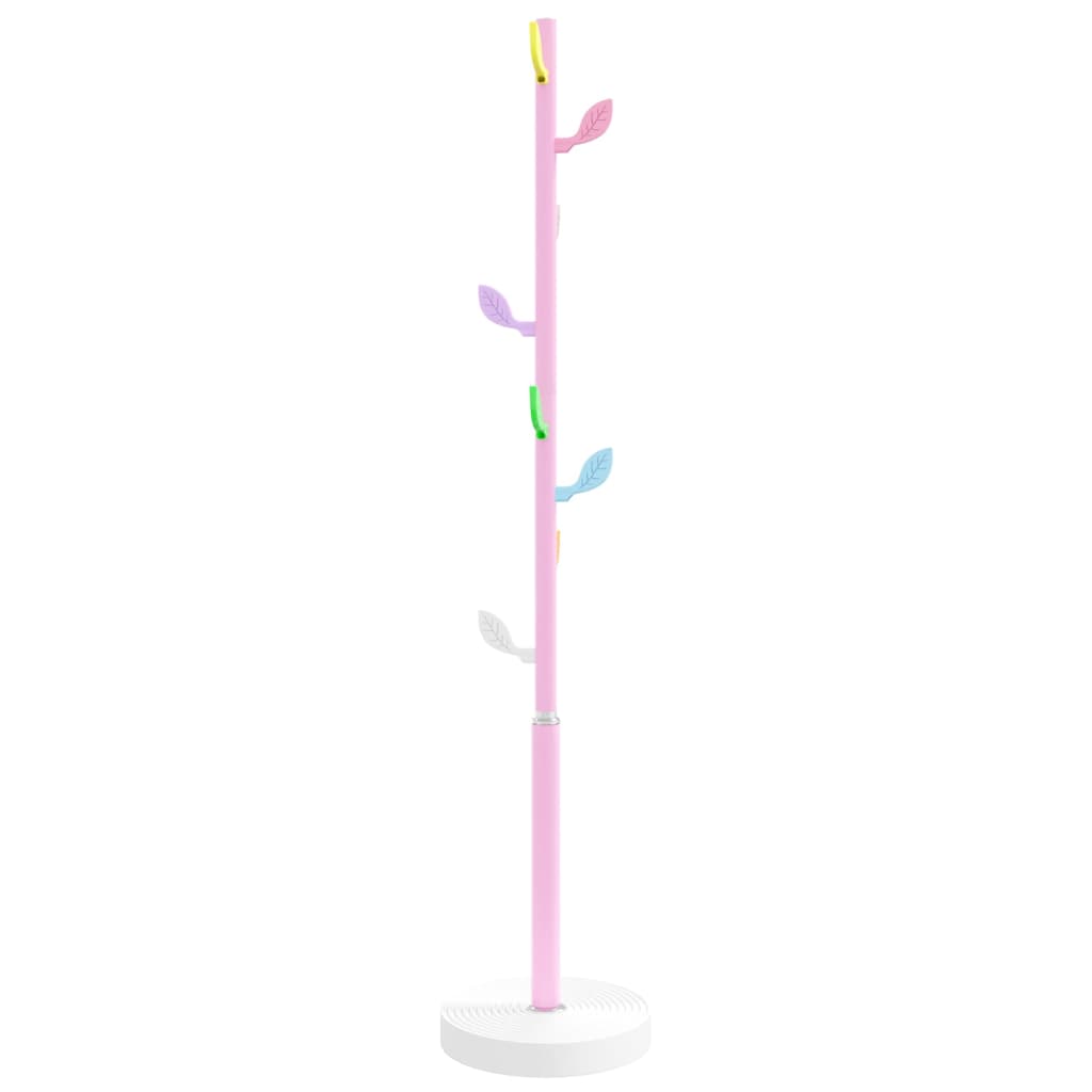 VidaXL Garderobenständer 172 cm pulverbeschichtetes Eisen rosa