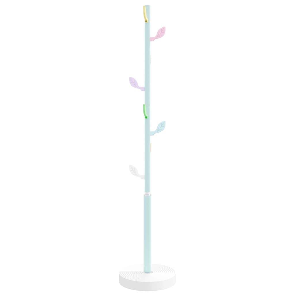 VidaXL Garderobenständer 172 cm pulverbeschichtetes Eisen blau