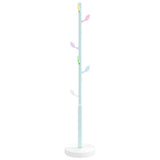 VidaXL Garderobenständer 172 cm pulverbeschichtetes Eisen blau