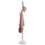 VidaXL Garderobenständer 172 cm pulverbeschichtetes Eisen rosa