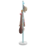 VidaXL Garderobenständer 172 cm pulverbeschichtetes Eisen blau
