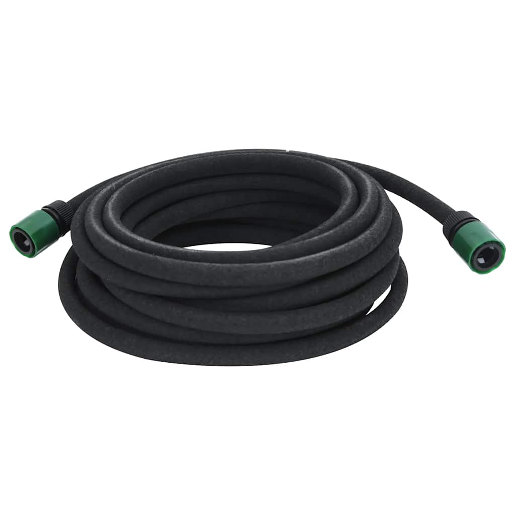 Vidaxx Tropfschlauch 0,6'' 10 m Gummi schwarz