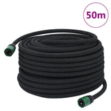 Vidaxl Drip Hase 0,6 '' 50 m gumová černá