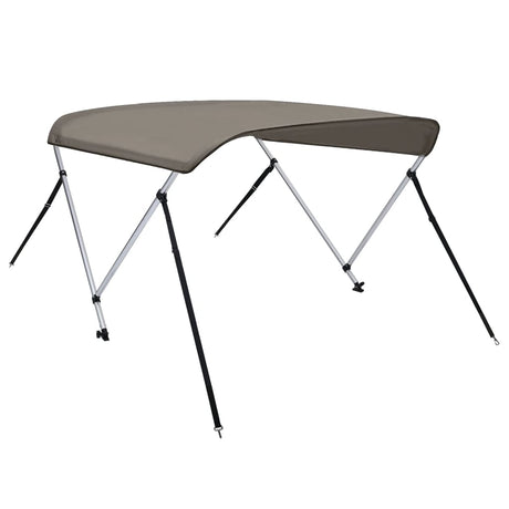 VidaXL Bimini-Top 2 Bögen 180x150x110 cm grau