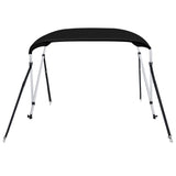 Vidaxl Biminitop 2 arches 150x120x110 cm black