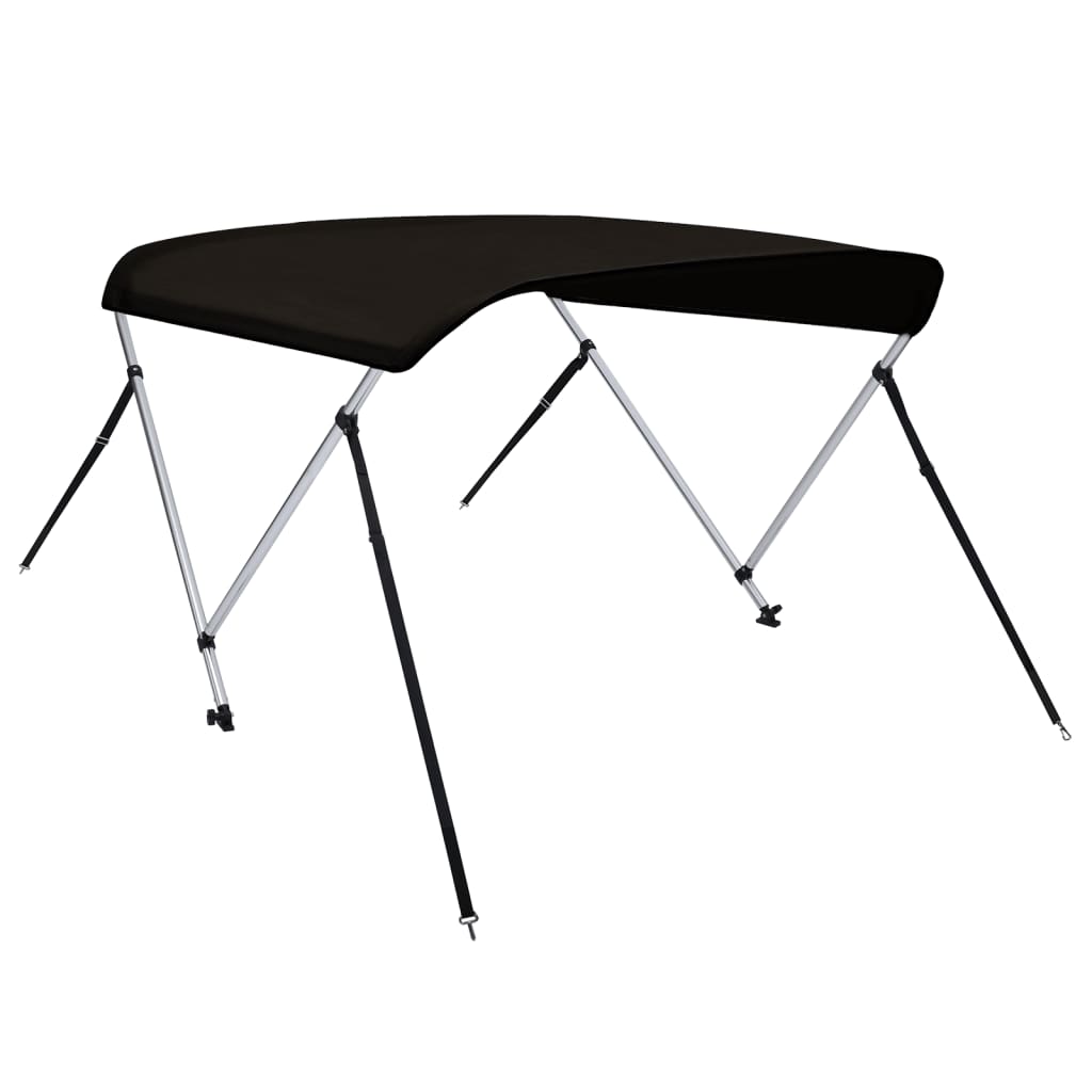 VidaXL Bimini-Top 2 Bögen 180x130x110 cm schwarz