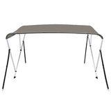 VidaXL Bimini-Top 3 Bögen 183x160x137 cm grau
