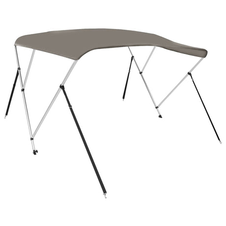 VidaXL Bimini-Top 3 Bögen 183x180x137 cm grau