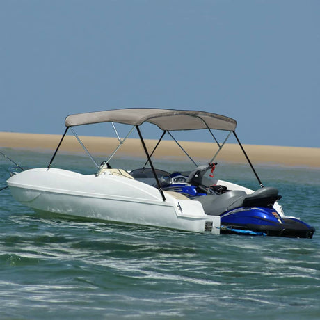 VidaXL Bimini-Top 3 Bögen 183x180x137 cm grau