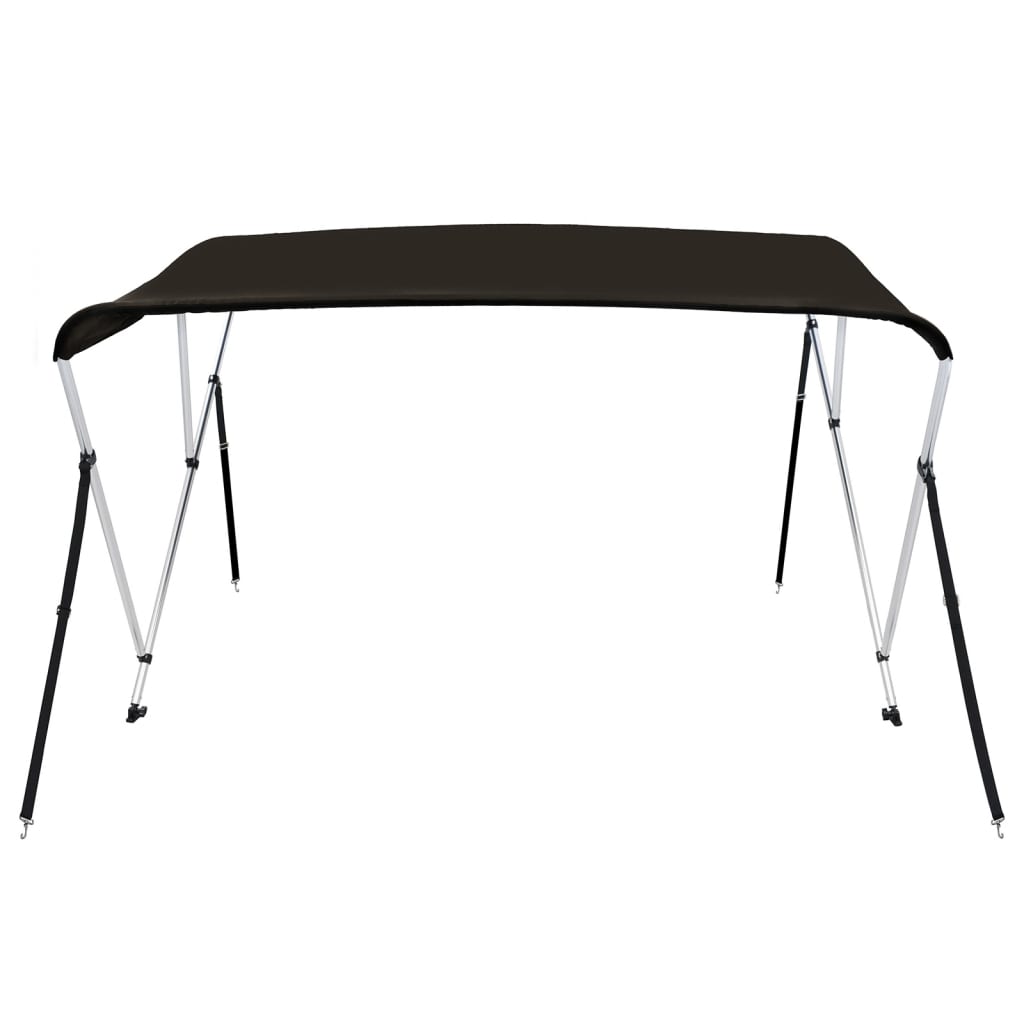 VidaXL Bimini-Top 3 Bögen 183x160x137 cm schwarz