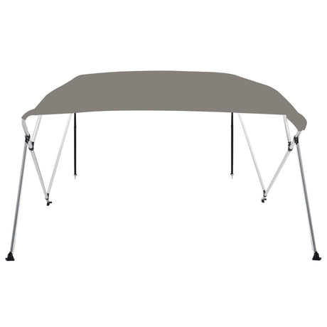 VidaXL Bimini-Top 4 Bögen 243x180x137 cm grau
