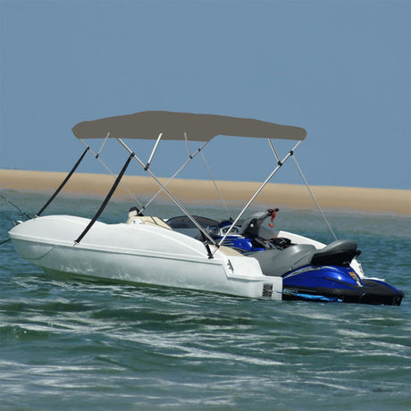 VidaXL Bimini-Top 4 Bögen 243x180x137 cm grau