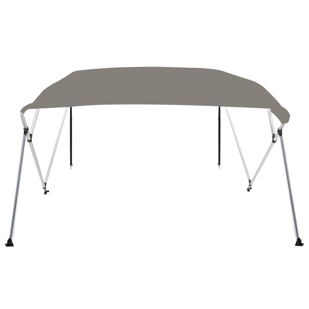 VidaXL Bimini-Top 4 Bögen 243x196x137 cm grau