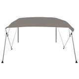 VidaXL Bimini-Top 4 Bögen 243x196x137 cm grau