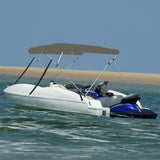 VidaXL Bimini-Top 4 Bögen 243x196x137 cm grau