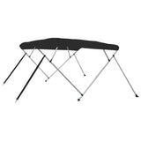 VidaXL Bimini-Top 4 Bögen 243x180x137 cm schwarz