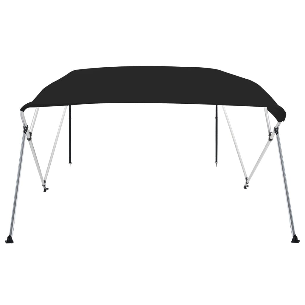 VidaXL Bimini-Top 4 Bögen 243x180x137 cm schwarz