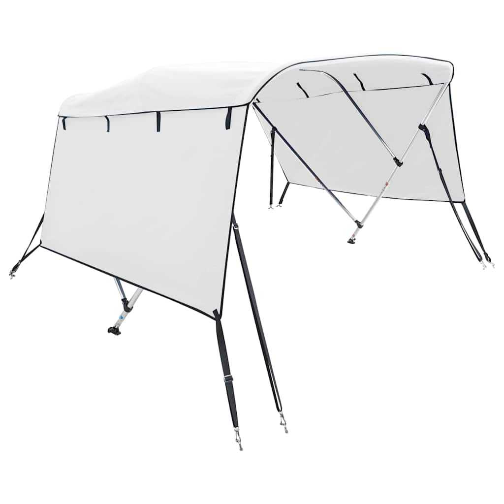 Vidaxx Bimini-Top 3 Bögen mit Seitenwänden 183x(137-152)x137 cm
