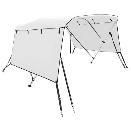 Vidaxx Bimini-Top 3 Bögen mit Seitenwänden 183x(137-152)x137 cm