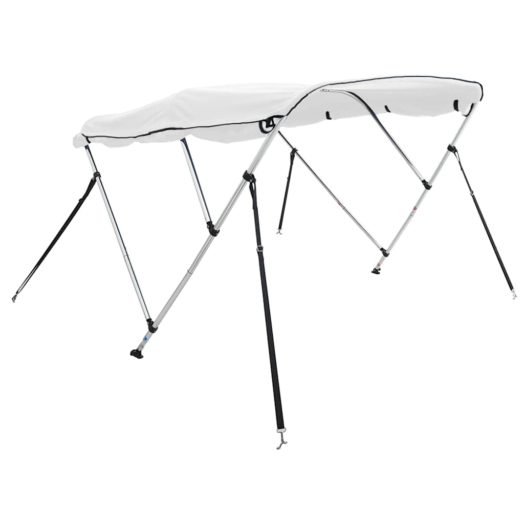 Vidaxx Bimini-Top 3 Bögen mit Seitenwänden 183x(137-152)x137 cm