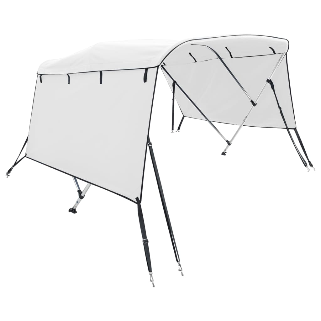 VidaXL Bimini-Top 3 Bögen mit Seitenwänden 183x(154-167)x137 cm