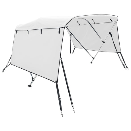 VidaXL Bimini-Top 3 Bögen mit Seitenwänden 183x(154-167)x137 cm