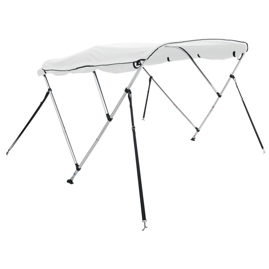 VidaXL Bimini-Top 3 Bögen mit Seitenwänden 183x(154-167)x137 cm