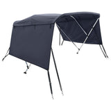 VidaXL Bimini-Top 3 Bögen mit Seitenwänden 183x(170-182)x137 cm