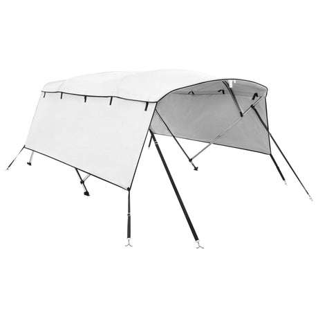 VidaXL Bimini-Top 4 Bögen mit Seitenwänden 243x(170-182)x137 cm