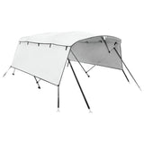 VidaXL Bimini-Top 4 Bögen mit Seitenwänden 243x(185-198)x137 cm