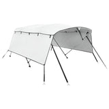 VidaXL Bimini-Top 4 Bögen mit Seitenwänden 243x(230-244)x137 cm