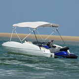 VidaXL Bimini-Top 4 Bögen mit Seitenwänden 243x(230-244)x137 cm