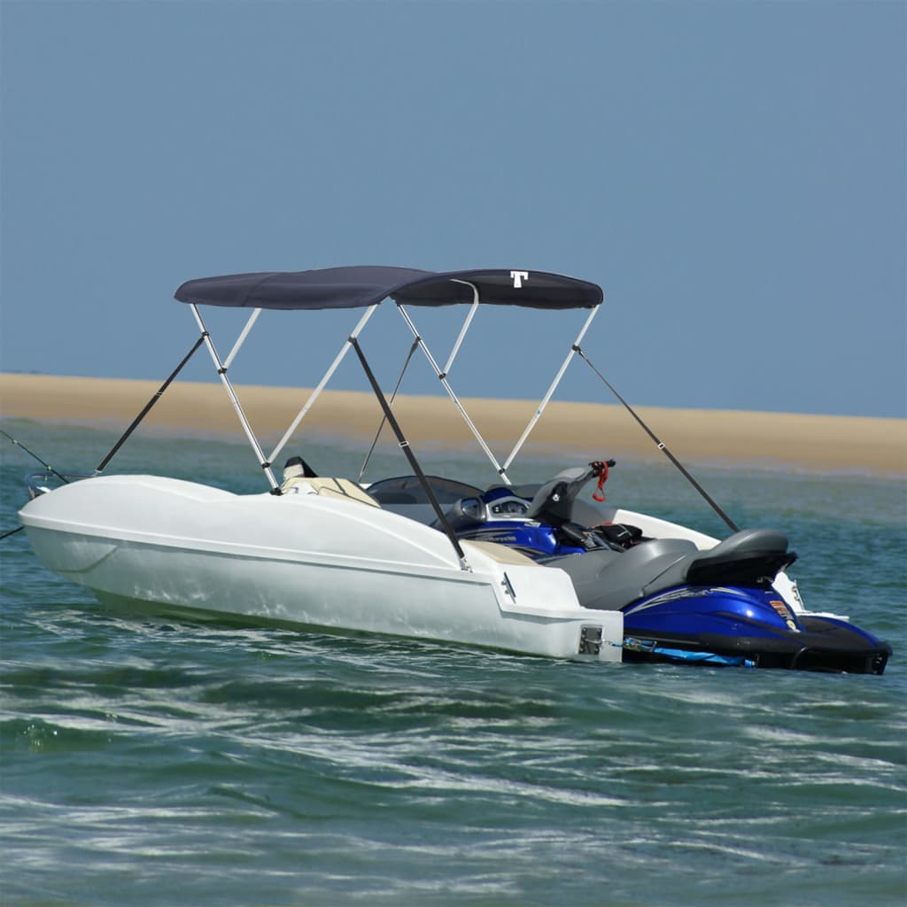 VidaXL Bimini-Top 3 Bögen mit Netzseitenwänden 183x(137-152)x137 cm