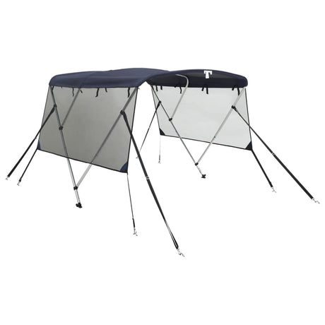 Vidaxx Bimini-Top 3 Bögen mit Netzseitenwänden 183x(185-198)x137 cm