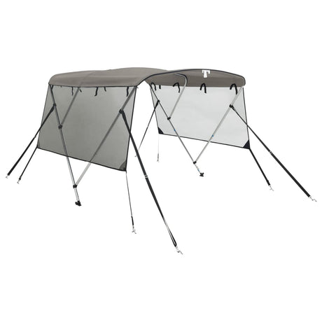 VidaXL Bimini-Top 3 Bögen mit Netzseitenwänden 183x(154-167)x137 cm