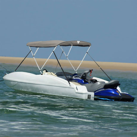 VidaXL Bimini-Top 3 Bögen mit Netzseitenwänden 183x(154-167)x137 cm