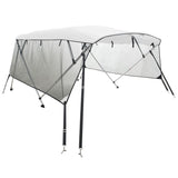 VidaXL Bimini-Top 4 Bögen mit Netzseitenwänden 243x(185-198)x137 cm