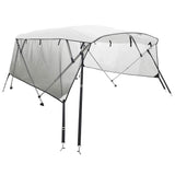 Vidaxx Bimini-Top 4 Bögen mit Netzseitenwänden 243x(230-244)x137 cm