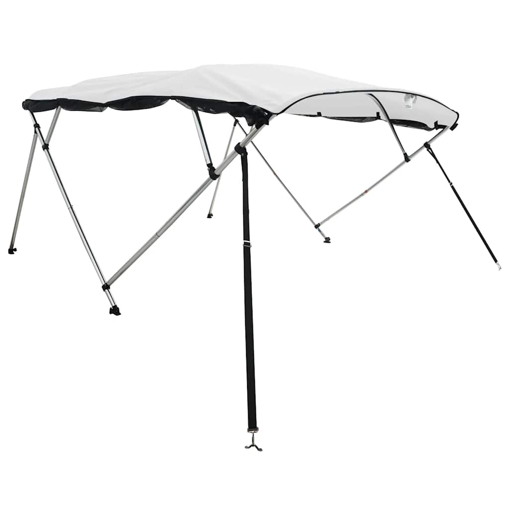 Vidaxx Bimini-Top 4 Bögen mit Netzseitenwänden 243x(230-244)x137 cm