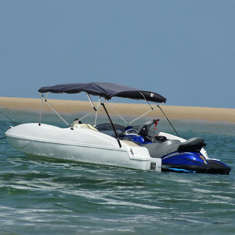 VidaXL Bimini-Top 4 Bögen mit Netzseitenwänden 243x(200-213)x137 cm
