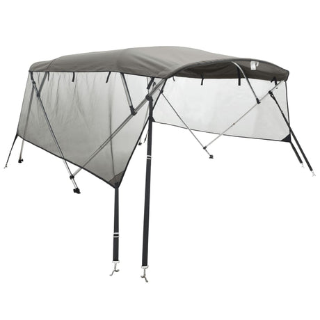 Vidaxx Bimini-Top 4 Bögen mit Netzseitenwänden 243x(170-182)x137 cm