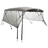 VidaXL Bimini-Top 4 Bögen mit Netzseitenwänden 243x(185-198)x137 cm