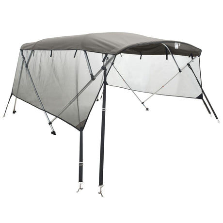 VidaXL Bimini-Top 4 Bögen mit Netzseitenwänden 243x(185-198)x137 cm