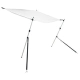 VidaXL Sonnenschutztuch T-Top 170x170x (115-183) cm weiß