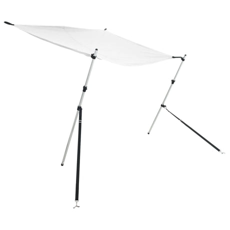VidaXL Sonnenschutztuch T-Top 170x170x (115-183) cm weiß