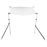 VidaXL Sonnenschutztuch T-Top 170x170x (115-183) cm weiß