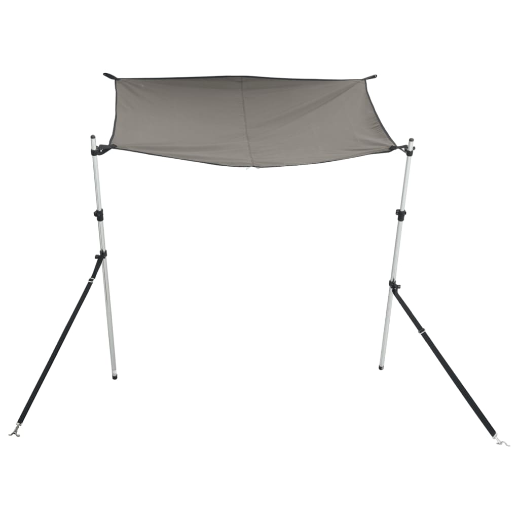Vidaxx Schattentuch T-Top 170x170x (115-183) cm Anthrazitgrau
